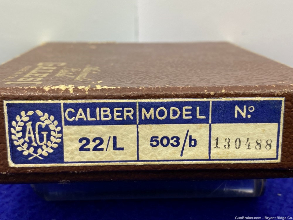 SOLD* 1966 Galesi 503B .22L Blue 2.25