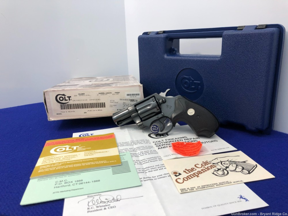 SOLD* 1993 Colt Detective Special .38 Spl Blue 2