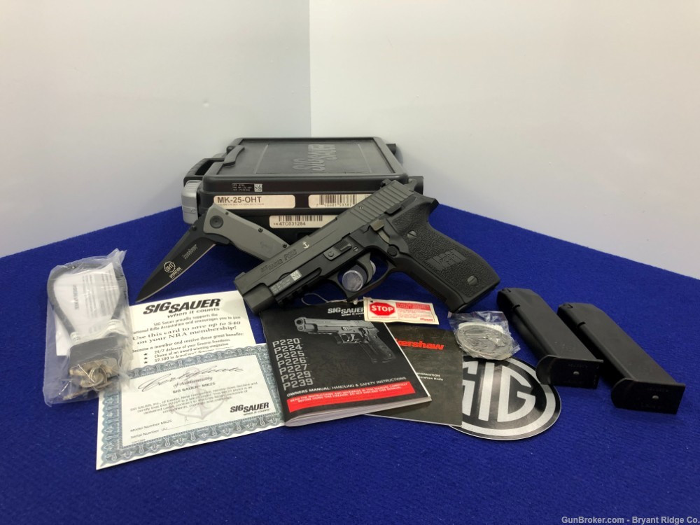 *SOLD* 2017 Sig Sauer P226 MK25 9mmx19 Black *OPERATION HAT TRICK