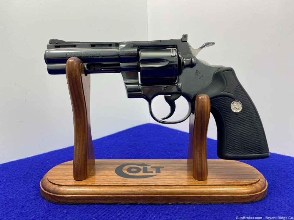 SOLD* 1980 Colt Python .357 Mag Blue 4