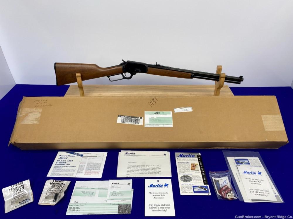 SOLD* Marlin 1894CCL Cowboy Carbine .41mag *LOW SERIAL* 