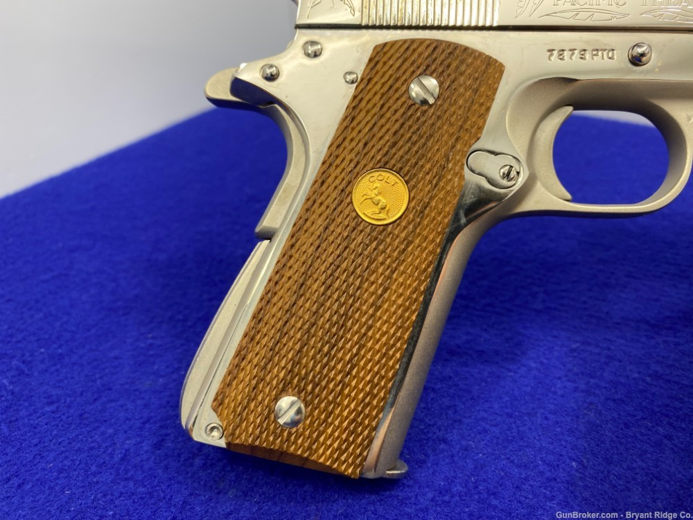 SOLD* 1970 Colt 1911.45acp Nickel 5