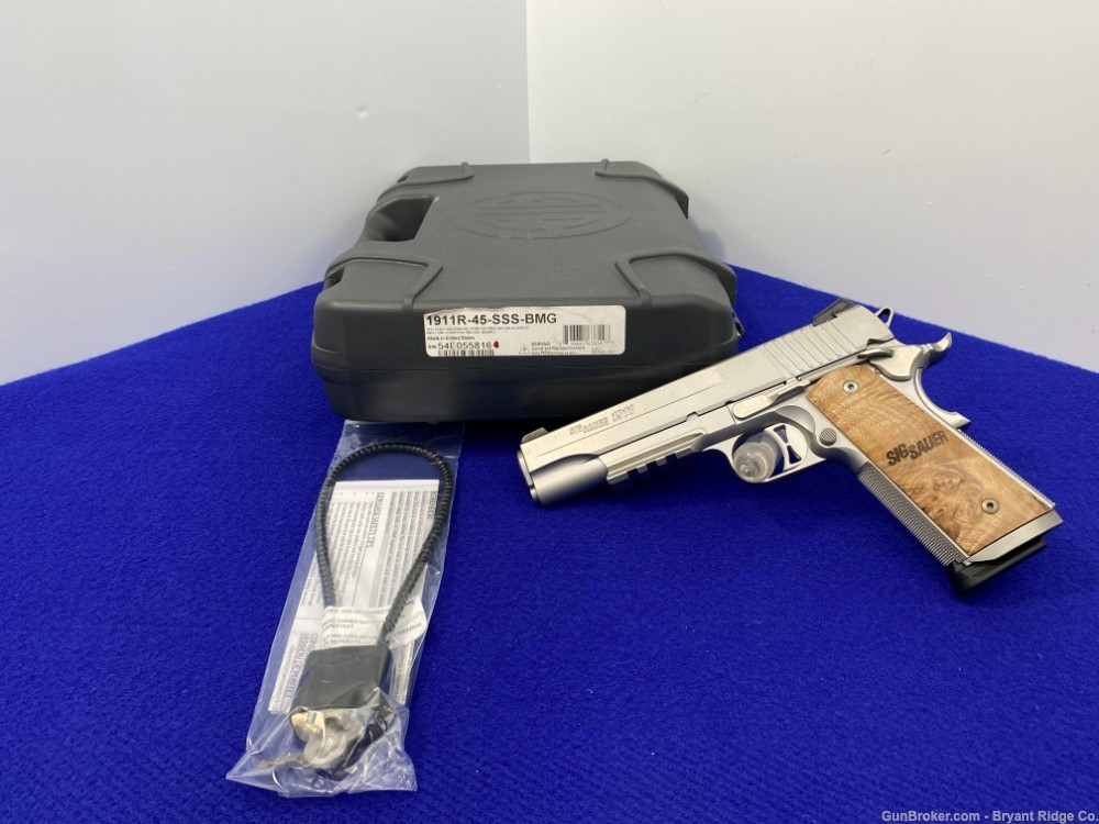 SOLD* 2021 Sig Sauer 1911 STX .45 ACP Stainless 5
