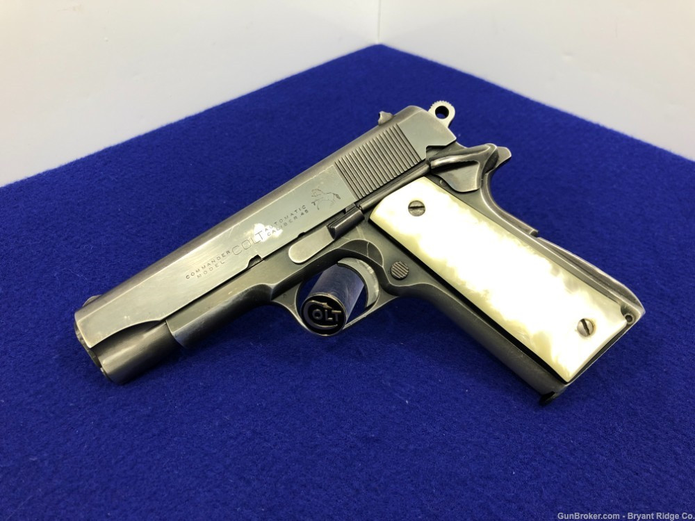 WA COLT COMMANDER ヘビーウェイト SOLD* 1950 Colt Commander Model .45acp Blue 4.25