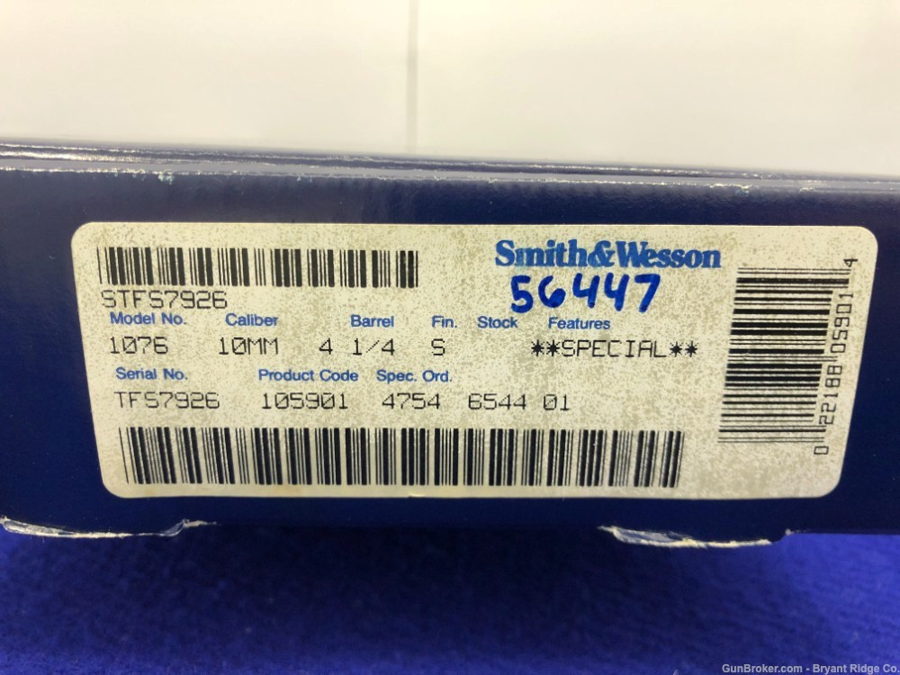 SOLD* 1991 Smith Wesson 1076 10mm 1 of only 1200 Ever Made *KSP