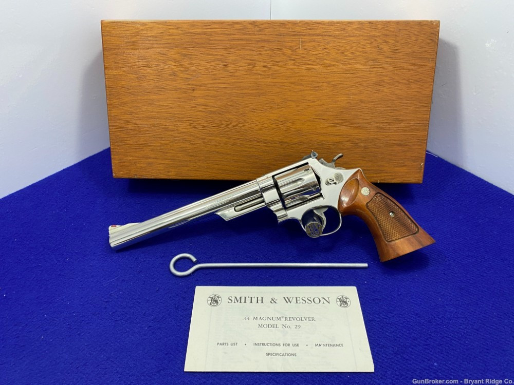 SOLD* Smith Wesson 29-2 .44 Mag *DESIRABLE NICKEL FINISH & 8 3/8