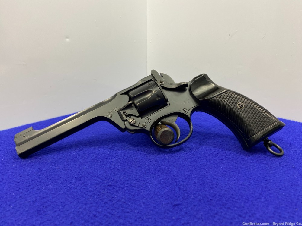 SOLD* Enfield No. 2 MK 1* .38 S&W Blue 5