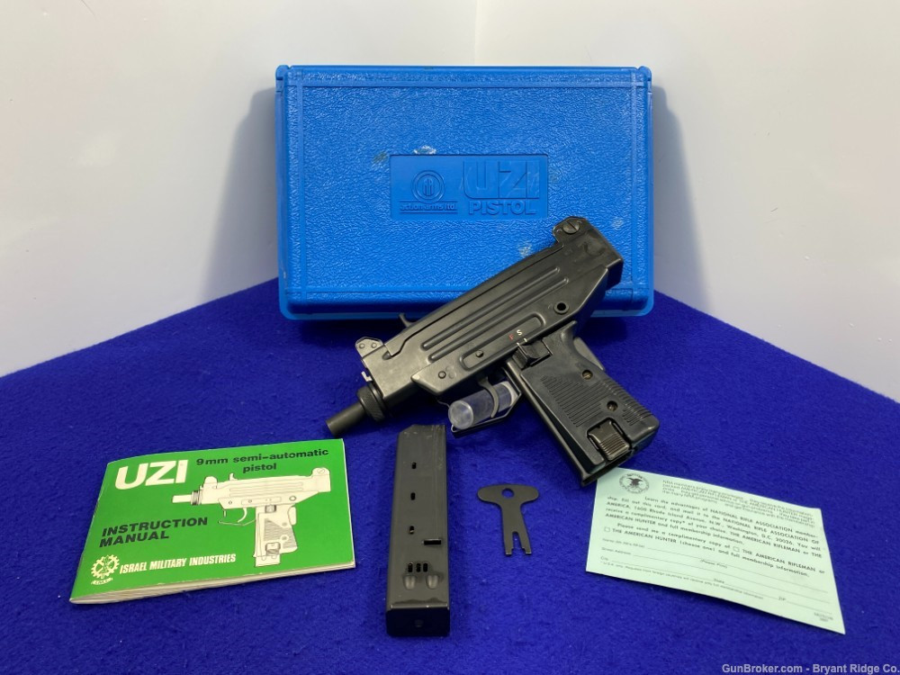 SOLD* IMI Uzi Pistol 9mm Para Black 4 1/2