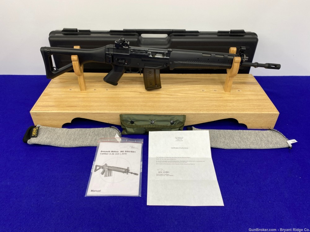 SOLD* JDI Firearms-SAN Swiss Arms SG551-2P 5.56x45 16