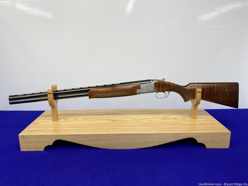 SOLD* 1981 FN/Browning B27 Superposed 12ga *ENGRAVED CHROME