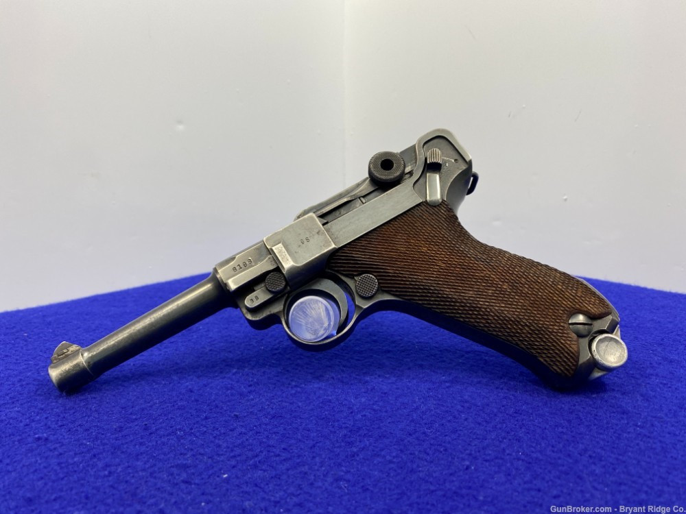 SOLD* 1940 WWII Mauser P.08 Luger 9mm Blue 4