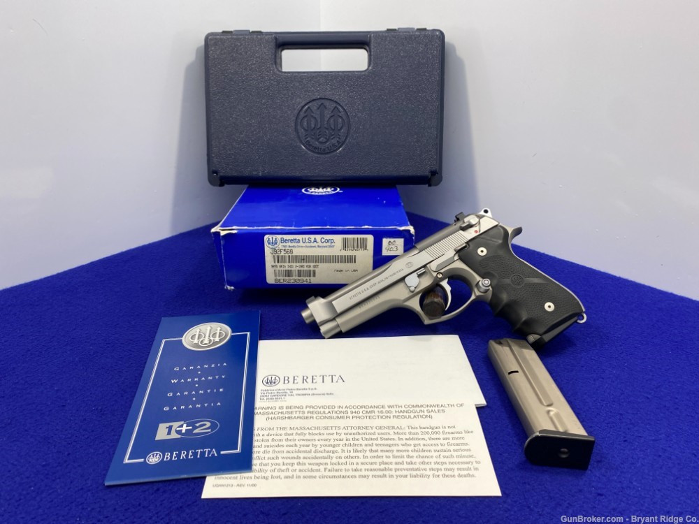 92fs Inox Italian *SOLD* Beretta 92FS Brigadier Inox 9mm Para Stainless*AMAZING ITALIAN ...