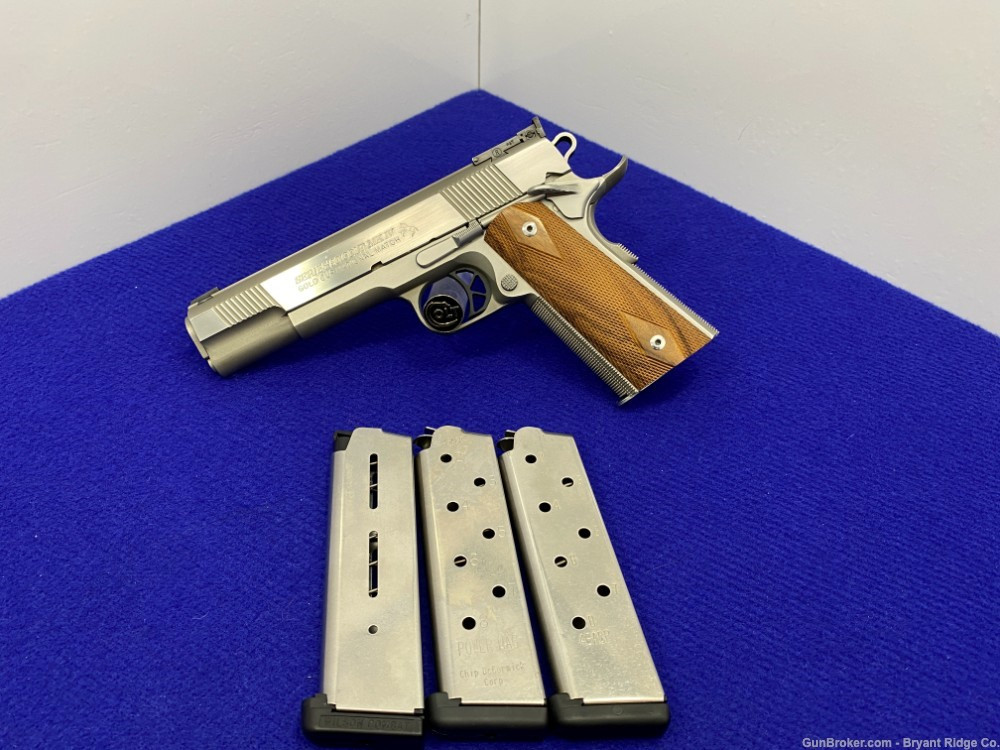 SOLD* Caspian Arms 1911A1 .45 ACP Stainless 5