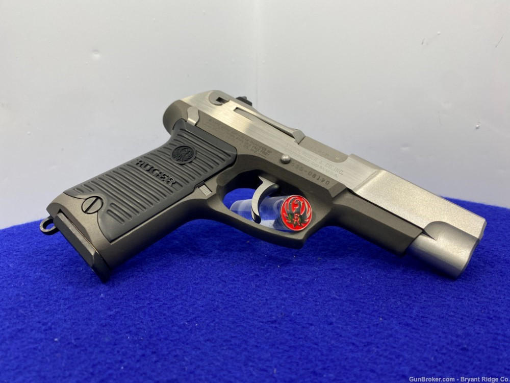中古 美品 R.E.G. O-K ALL STAINLESS 45 SOLD* 1991 Ruger P90DC .45 ACP Stainless 4 1/2