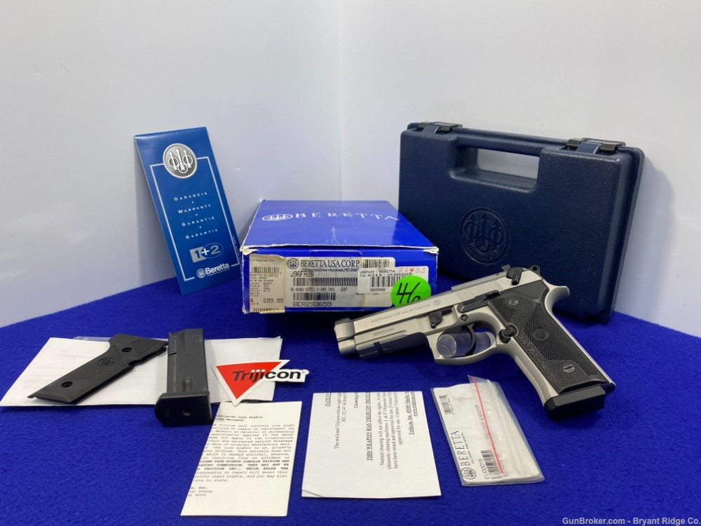 SOLD* Beretta Mod. 96 Vertec Inox .40 S&W Stainless *LIMITED 4