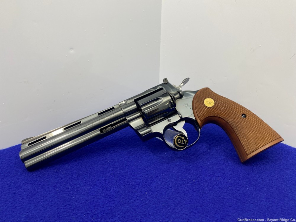 SOLD* 1956 Colt Python .357 Mag Blue 6