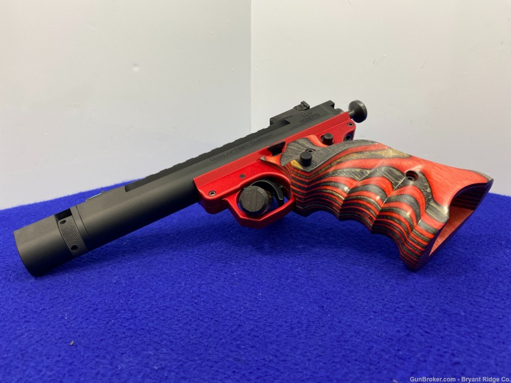 SOLD* Volquartsen Scorpion .22LR Blk/Red 4 1/2