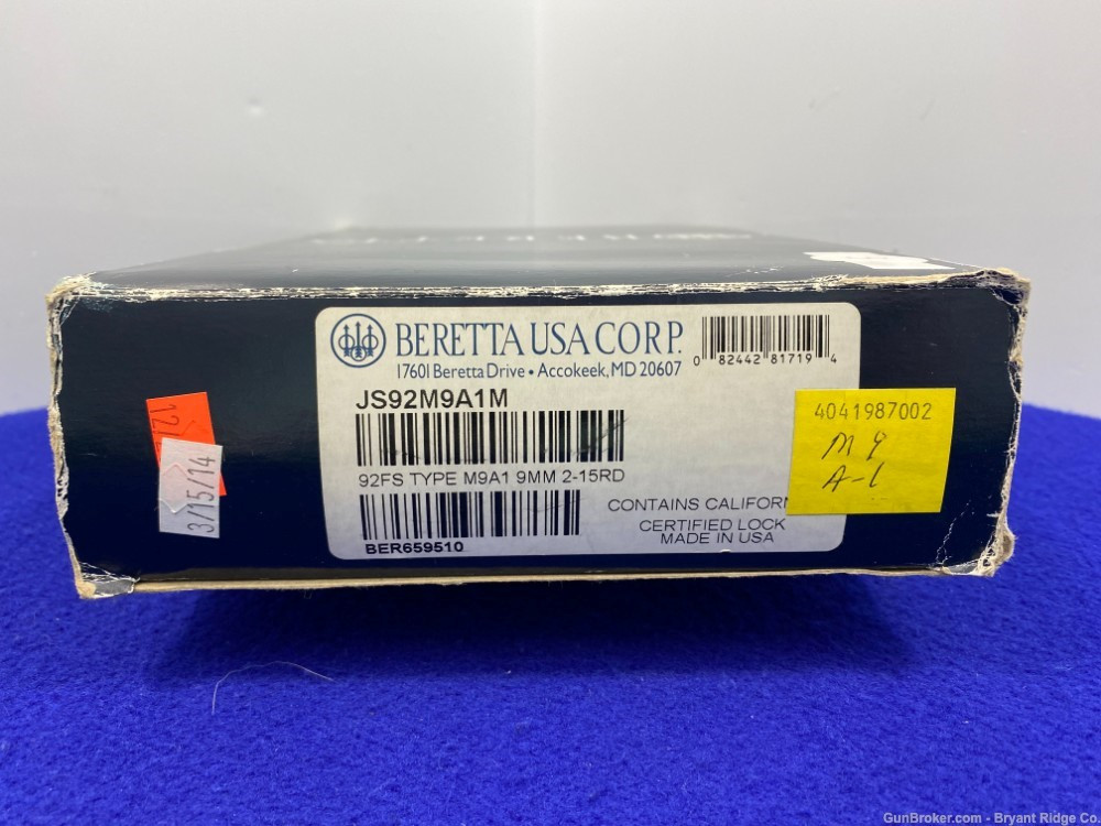 Beretta M9A1 タイプ モデルガン STS 付属品セット SOLD* Beretta 92FS Type M9A1 9mm Para Blk 4 7/8