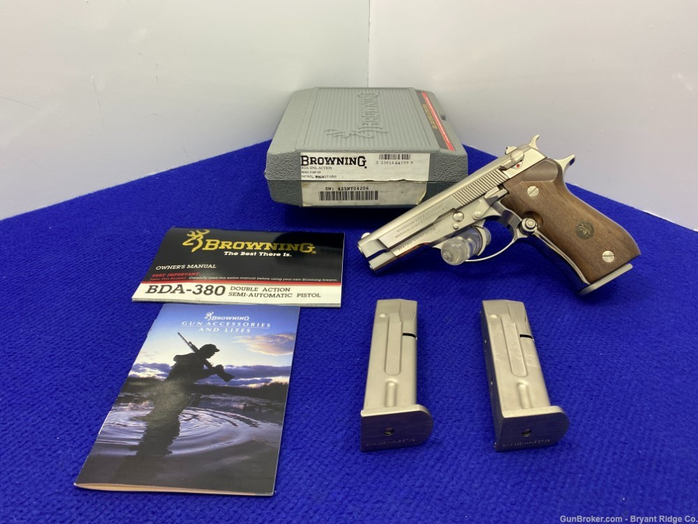 SOLD* Browning/FN BDA 380 .380ACP Nickel 3.8