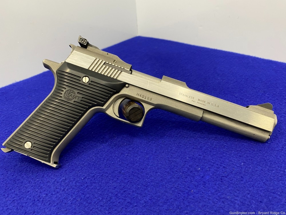 SOLD* AMT Automag II .22 WMR Stainless 6