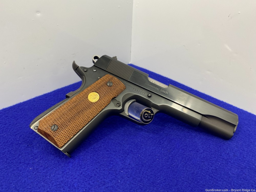 SOLD* 1989 Colt Government MKIV .45acp Royal Blue 5