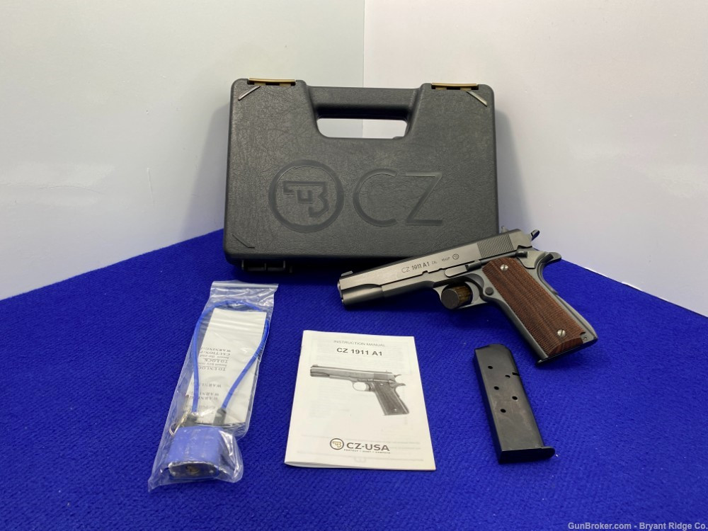 SOLD* 2015 CZ-USA 1911 A1 .45 ACP Blue 5