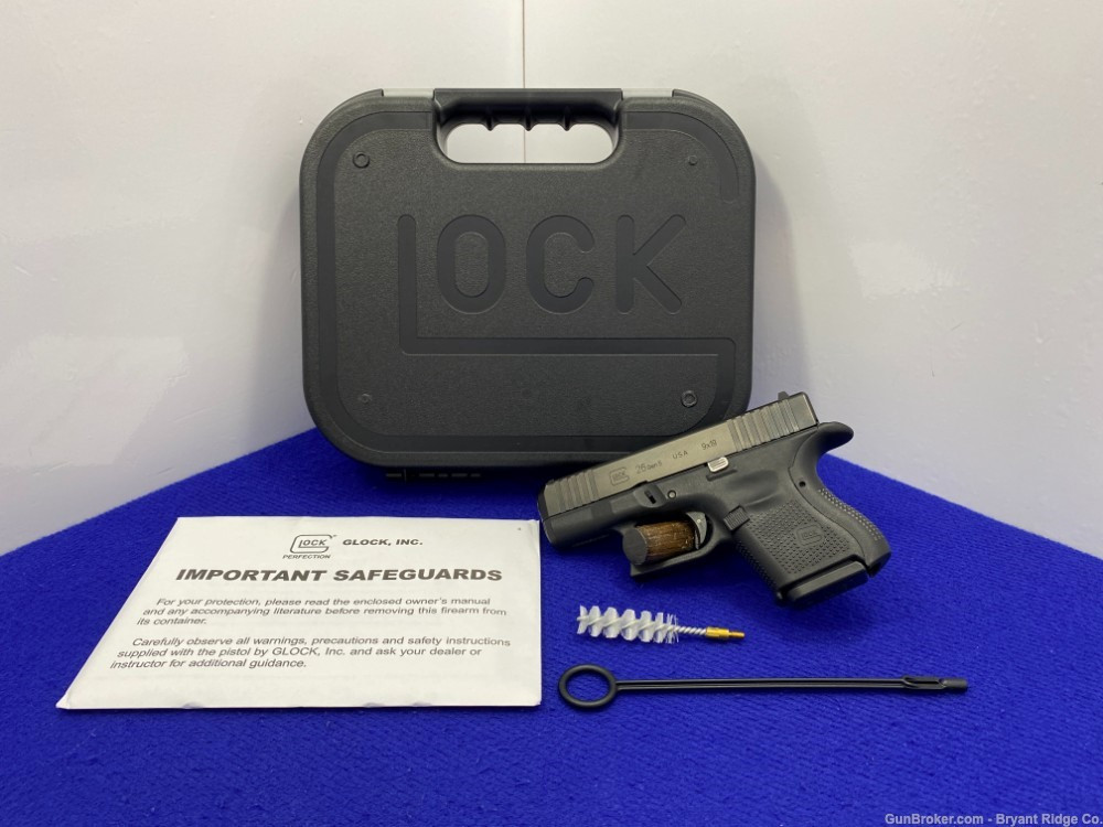 SOLD* Glock 26 Gen 5 9x19mm 3.43