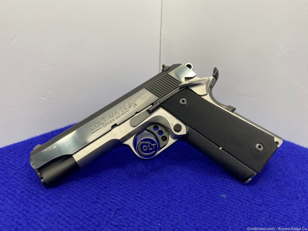 SOLD* Caspian / Colt MK IV Combat Commander .45 ACP Blue 4.25