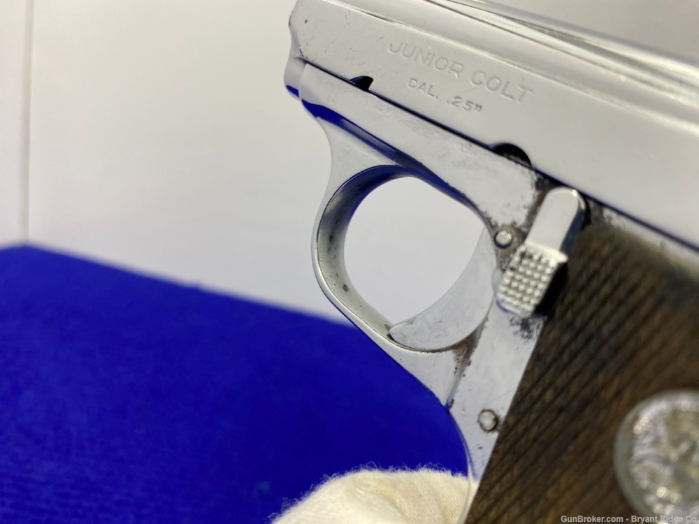 SOLD* Colt Junior Model .25 ACP Nickel 2 1/4