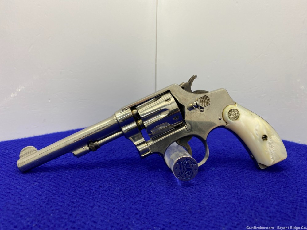 SOLD* Smith Wesson Model of 1903 .32 Long Nickel 4 1/4