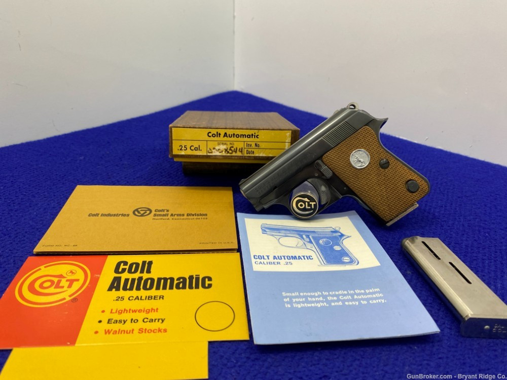 SOLD* 1970 Colt Junior Pocket .25 ACP *AMERICAN ASSEMBLED FIRST