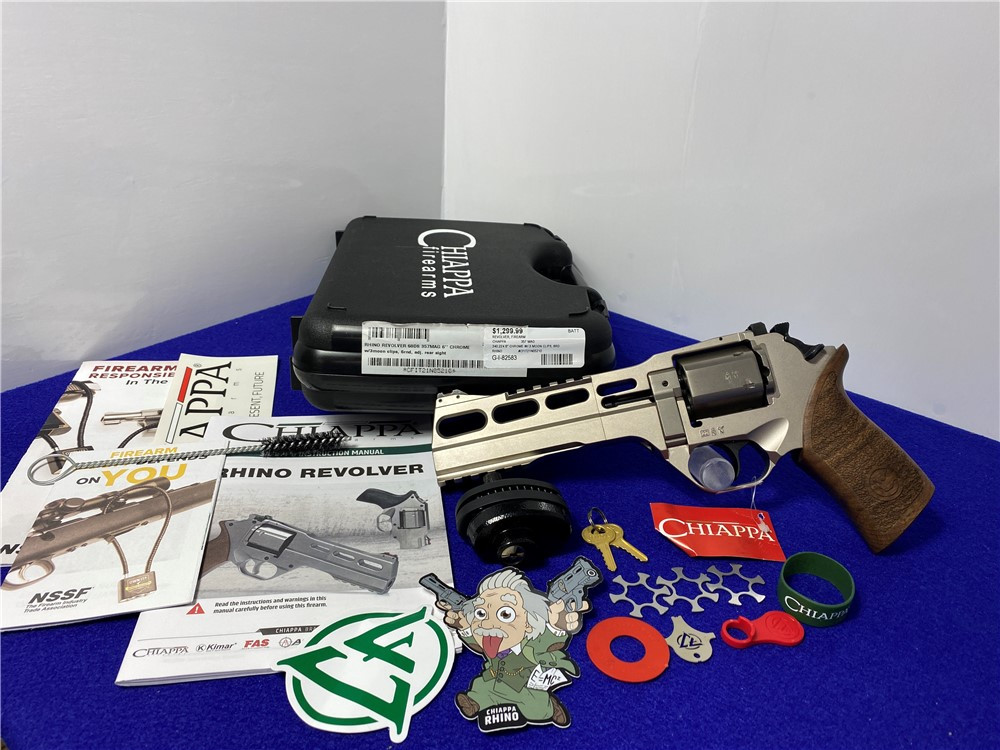 SOLD* Chiappa Rhino 60DS .357 mag Nickel/Chrome *HARD HITTING