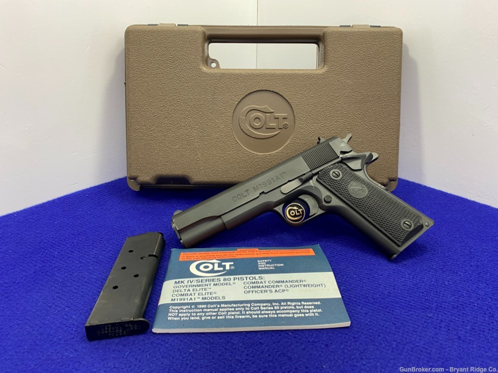 SOLD* 1993 Colt 1991A1 Series 80 .45 ACP Blk 5