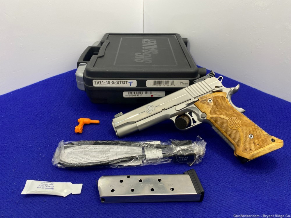 SOLD* 2014 Sig Sauer 1911 Super Target .45 ACP 5