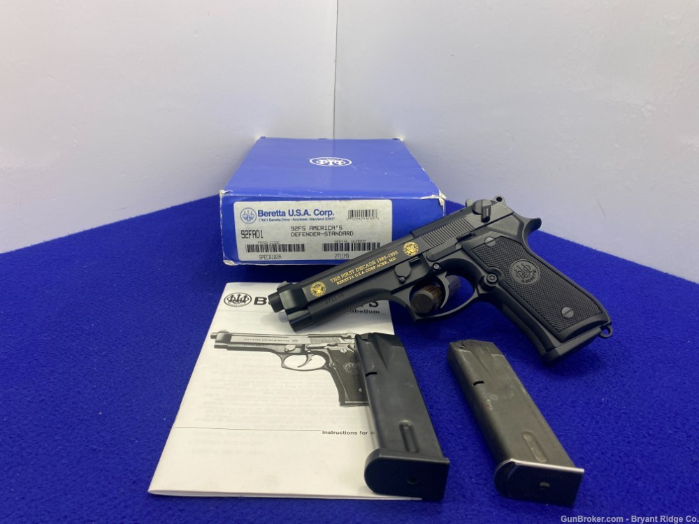 SOLD* 1995 Beretta 92FS 9mm Black 4.7