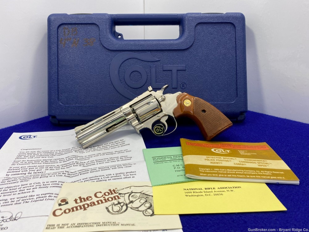 SOLD* 1976 Colt Diamondback .38 Spl 4