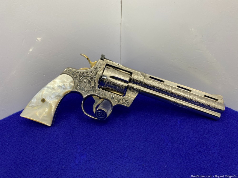 SOLD* 1977 Colt Python Nickel 6