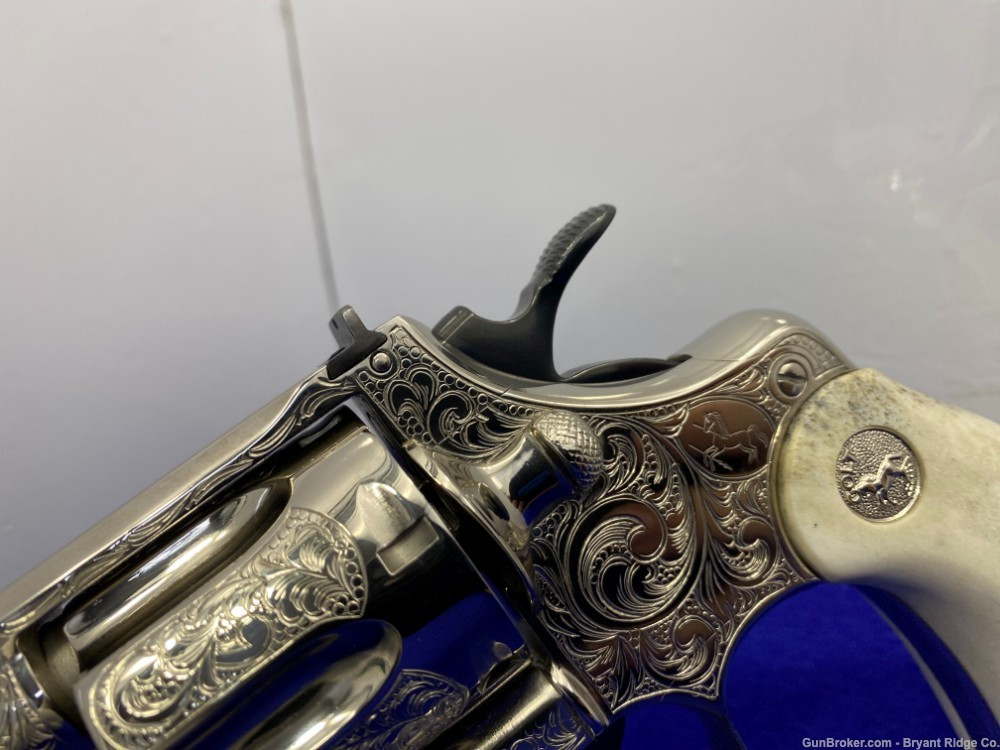 SOLD* 1939 Colt Officers Model .38spl Nickel *MASTER ENGRAVED