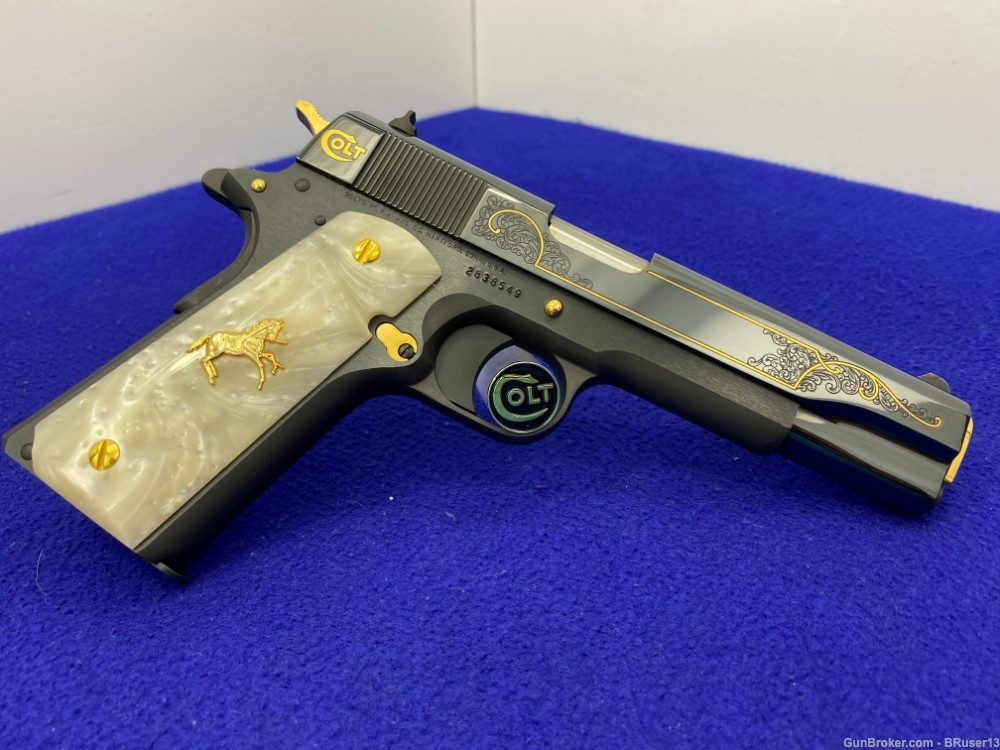 SOLD* Colt Government 38 Super Blue 5