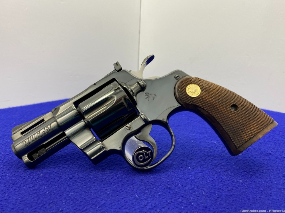 SOLD* 1978 Colt Python .357 Mag Blue -RARE & SOUGHT-AFTER 2.5