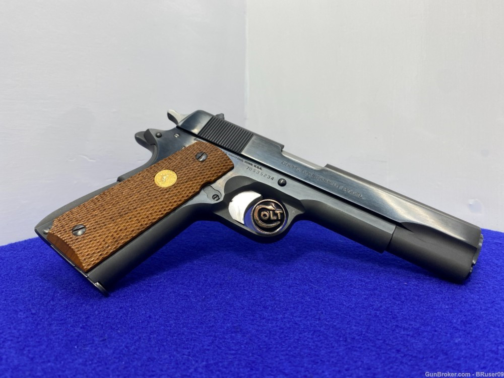 SOLD* 1979 Colt MKIV Series 70 .38super Blue 5