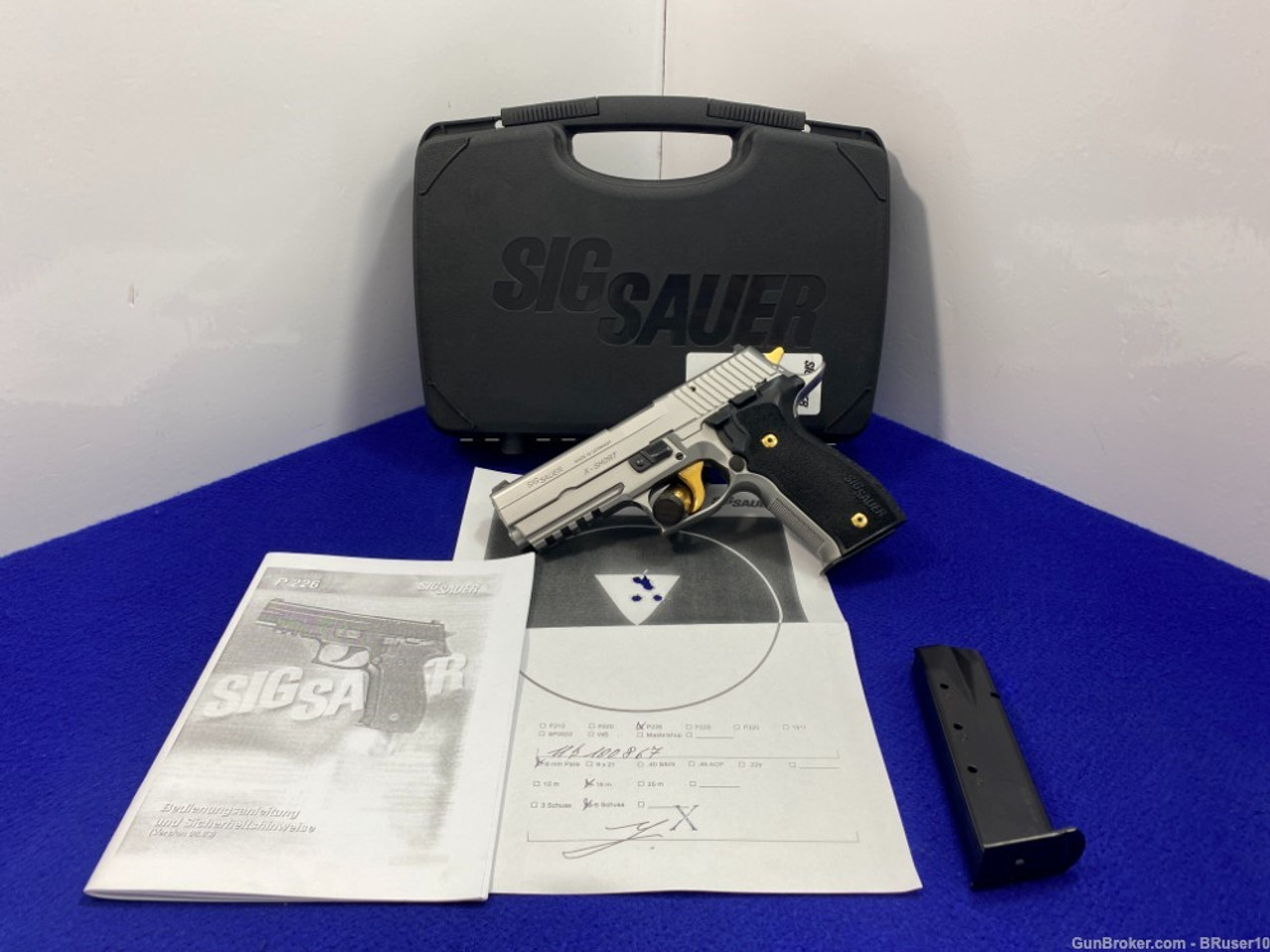 SOLD* 2022 Sig Sauer P226 9mm Stainless 4.4