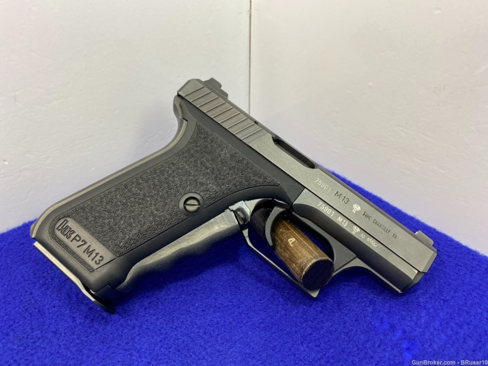 SOLD* 1986 Heckler & Koch P7 M13 9mm Blue 4.13