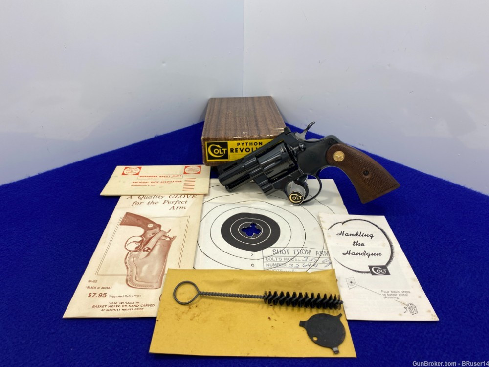 1964 Python *SOLD* 1964 Colt Python .357 Mag Blue 2.5