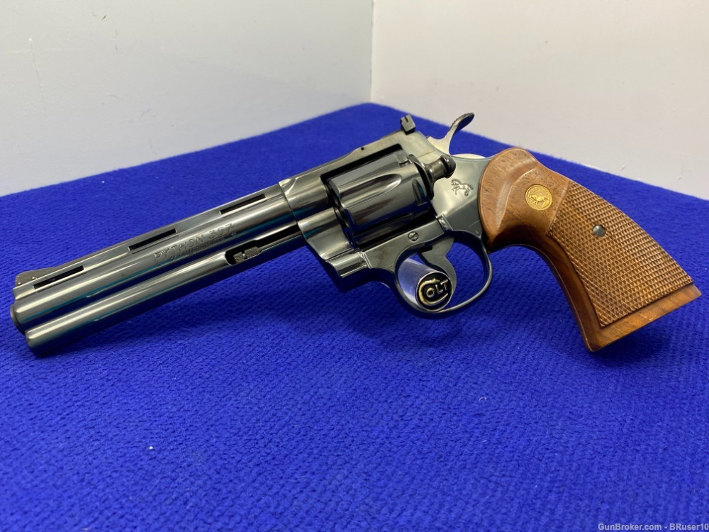 SOLD* 1980 Colt Python .357 Mag Blue 6