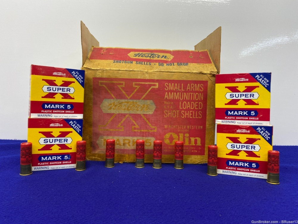 SOLD* VINTAGE Winchester Western Super X Mark 5 12ga 475 Rds *FULL