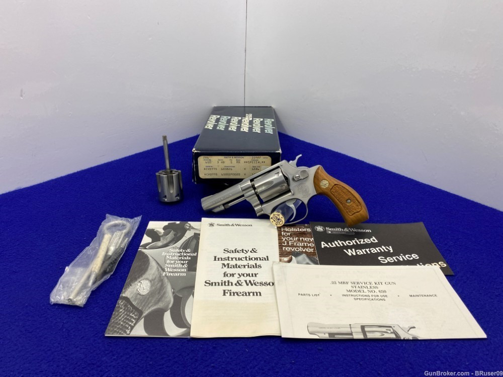 SOLD* 1986 Smith Wesson 650 Stainless 3