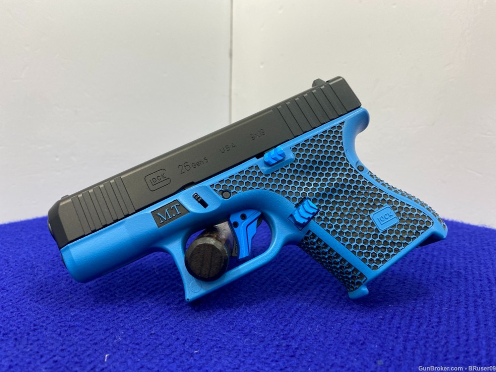 SOLD* Glock 26 Gen5 9mm Blk/Blue 3 1/2