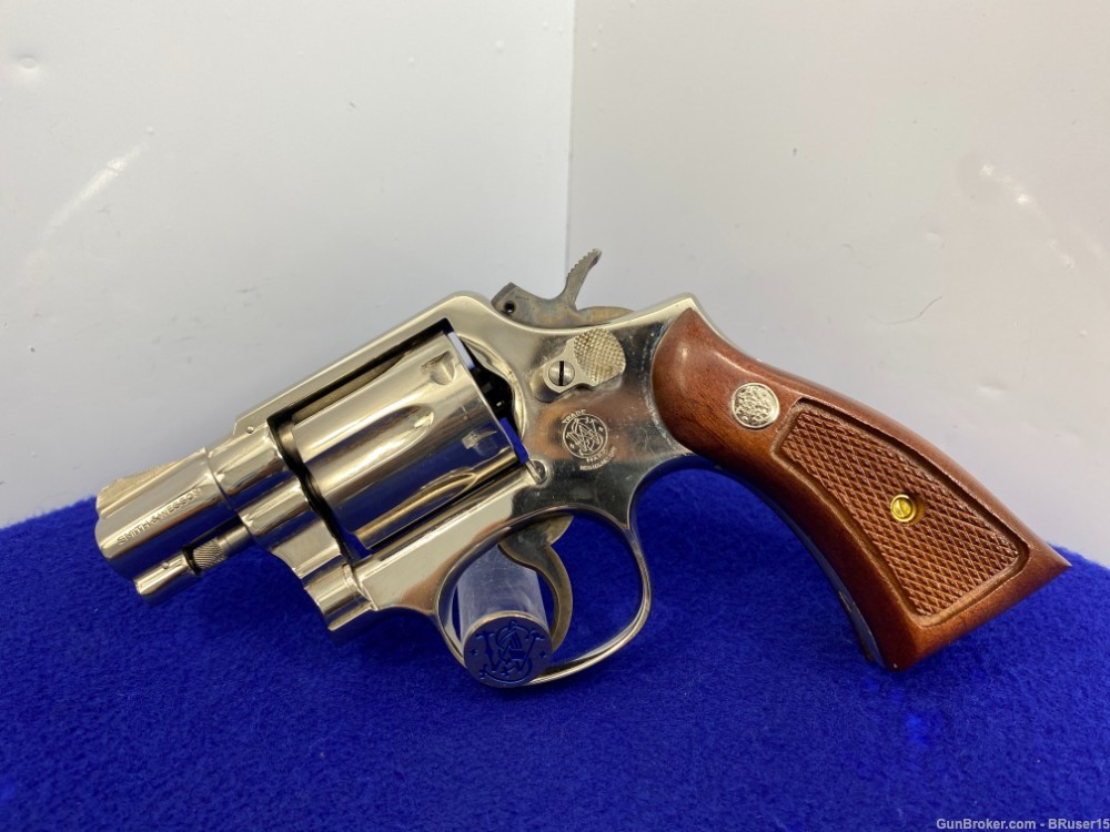 SOLD* 1980 Smith Wesson 10-7 .38 S&W Spl Nickel 2