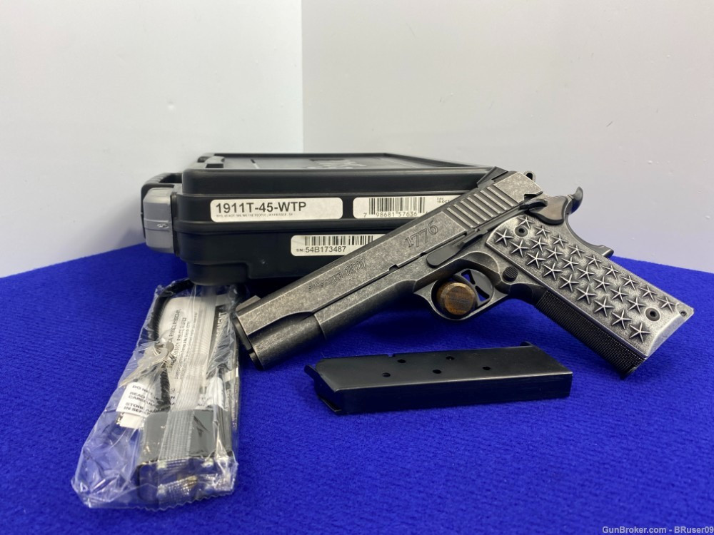 *SOLD* 2017 Sig Sauer 1911 .45 ACP Distressed 5" *WE THE PEOPLE SPECIAL